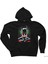 Joker No Batman Siyah Kapşonlu Sweatshirt Hoodie 1