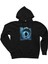 Portal Gate Siyah Kapşonlu Sweatshirt Hoodie 1