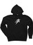 Hayabusa White Logo Siyah Kapşonlu Sweatshirt Hoodie 1