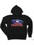 Captain Marvel On World Siyah Kapşonlu Sweatshirt Hoodie 1
