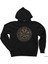 Vikings Vintage Vegvisir Siyah Kapşonlu Sweatshirt Hoodie 1