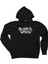Municipal Waste Text Siyah Kapşonlu Sweatshirt Hoodie 1