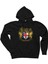 Saxon Lionheart Siyah Kapşonlu Sweatshirt Hoodie 1