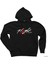 Air Jordan Flight Logo Siyah Kapşonlu Sweatshirt Hoodie 1
