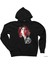 Black Widow Siyah Kapşonlu Sweatshirt Hoodie 1