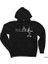 Kahve Öncesi Sonrası Siyah Kapşonlu Sweatshirt Hoodie 1