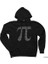 Pi Sayısı Siyah Kapşonlu Sweatshirt Hoodie 1