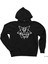 Running Wild Symbol Siyah Kapşonlu Sweatshirt Hoodie 1