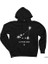 Oğlak Burcu Stars Siyah Kapşonlu Sweatshirt Hoodie 1