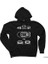 Audi R8 Blueprint Siyah Kapşonlu Sweatshirt Hoodie 1