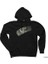 Alien Behind Glass Siyah Kapşonlu Sweatshirt Hoodie 1