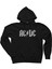Ac Dc Logo Classic Siyah Kapşonlu Sweatshirt Hoodie 1