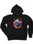 Iron Maiden Fire Siyah Kapşonlu Sweatshirt Hoodie 1