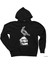 Kuzgun Siyah Kapşonlu Sweatshirt Hoodie 1