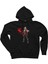 Thor Jane Foster Siyah Kapşonlu Sweatshirt Hoodie 1