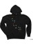 Flying Papers As Birds Siyah Kapşonlu Sweatshirt Hoodie 1