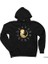 Başak Burcu Modern Siyah Kapşonlu Sweatshirt Hoodie 1