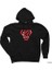 Space Soliders Turkish Flag Siyah Kapşonlu Sweatshirt Hoodie 1