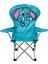 Katlanır Fil Desenli Çocuk Kamp Sandalyesi - Mavi 2