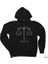 Terazi Burç Retro Siyah Kapşonlu Sweatshirt Hoodie 1