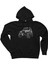 Jeep Cj Mahindra Siyah Kapşonlu Sweatshirt Hoodie 1