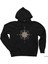 Pusula Siyah Kapşonlu Sweatshirt Hoodie 1