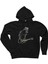 Slash Siluet Guitar Siyah Kapşonlu Sweatshirt Hoodie 1