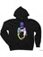 Nirvana Kurt Cobain Colored Siyah Kapşonlu Sweatshirt Hoodie 1