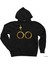 Harry Potter Glasses 3 Siyah Kapşonlu Sweatshirt Hoodie 1