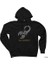 Akrep Burç Retro Siyah Kapşonlu Sweatshirt Hoodie 1