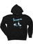 Vespa Vintage Siyah Kapşonlu Sweatshirt Hoodie 1