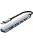 Akım Korumalı 5in1 Type-C To USB Çevirici Çoğaltıcı Usb3.0 Usb2.0 2xpd Hub Type-C Çoğaltıcı 1