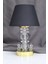Kristal Taşlı Masa Abajuru Gece Lambası Yatak Başı Lambası 1