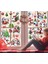 Sevimli Penguenler Yeni Yıl Yılbaşı Süsü Cam Kapı Duvar Yılbaşı Sticker Seti 2
