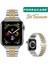 Apple Watch Ultra 49MM ile Uyumlu Rolex Tasarım Metal Kordon Kayış - FC878 4