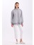 Çizgili Triko Oversize Sweatshirt 3