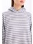 Çizgili Triko Oversize Sweatshirt 6