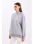 Çizgili Triko Oversize Sweatshirt 8
