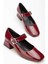 Bordo Rugan Günlük 4 cm Topuklu Bayan Ayakkabı 5