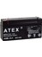 Atex Ax6-3.4 6 Volt - 3.4 Amper Yatık Akü (12.5X6X3CM) 663055 1