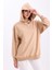 Pamuklu Kapüşonlu 2 Iplik Baharlık Oversize Sweatshirt 4