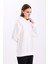 Pamuklu Kapüşonlu 2 Iplik Baharlık Oversize Sweatshirt 3