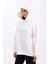 Pamuklu Kapüşonlu 2 Iplik Baharlık Oversize Sweatshirt 7