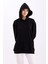 Pamuklu Kapüşonlu 2 Iplik Baharlık Oversize Sweatshirt 6