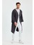 Uzun Kimono Siyah Düz Fakir Kol Oversize Bohem 2