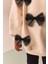Fiyonk Desenli Pamuklu Sweatshirt Tayt Set Alt-Üst Takım Kız Çocuk 2