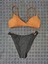 Kadın Brazilian Kahve Üst Siyah Yandan Halkalı Üçgen Bikini 1