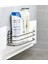 Yapışkanlı Siyah Banyo Düzenleyici Şampuanlık Sabunluk Oval Banyo Duş Organizer 1