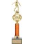 Kişiye Özel Futbol Figürlü Kupa-Okul Kupası-Ödül Kupası-Turnuva Kupası FG-055A44 cm 1
