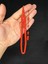 Sıkma Çubuk Kehribar Tesbih Açık Kırmızı Renkli Kapsül Kesim 10,5 mm x 7 mm T-645 1